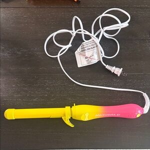 Beachwaver B1 neon malibu sunrise rotating Curling Iron